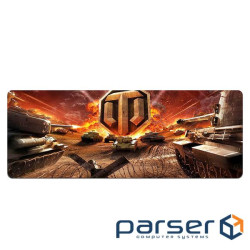 Коврик 300*700 тканинний World of Tanks-37, товщина 2 мм , OEM (WTPCT37)