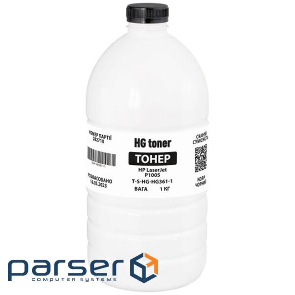 Toner HP LJ P1005/ 1505/ M1120/ M1522, Canon LBP-3010/ 3100/ 3250, 1 кг, HG (HG361) (T-S-HG-HG361-1)
