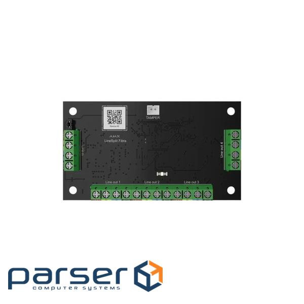 Модуль для розгалуження лінії Fibra на чотири лінії Ajax  LineSplit Fibra (Ajax LineSplit Fibra)