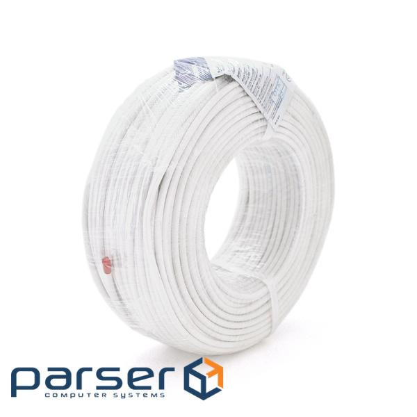 Кабель сигнальний Одескабель W 8х0, 22М, CU, бухта 100м. оболонка ПВХ колір білій (W8х0,22М) )