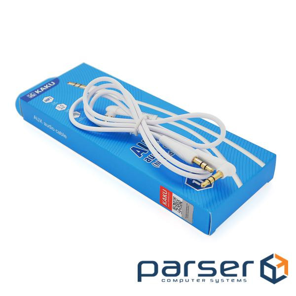 Кабель iKAKU KSC-521 MEILE AUX Audio DC3.5 тато-тато 1.0м , GOLD Stereo (YT-AUXGJ(M) / (M)-KSC-521-W)