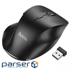 Миша бездротова HOCO GM24, 1600DPI, 2.4GHZ, Black, Blister (GM24B)
