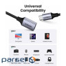 Перехідник OTG USB 3.0 AF to USB-C 0.1m US378 black Ugreen (70889)