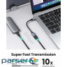 Перехідник OTG USB 3.0 AF to USB-C 0.1m US378 black Ugreen (70889)