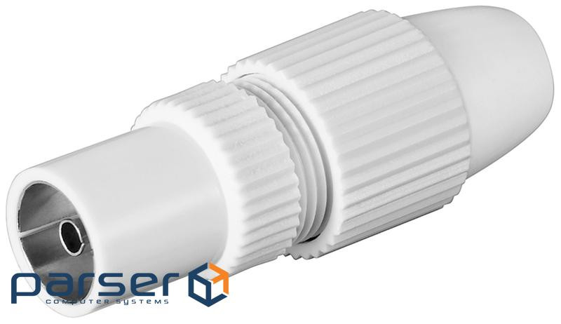 Штекер FreeEnd-RF:Coaxial,/F конектор Quick Fastening,білий (75.01.1941-1) (75.01.1941-1)