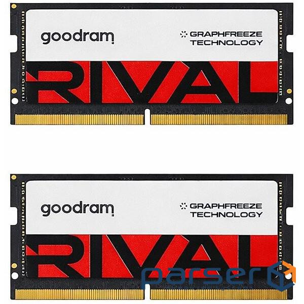 Модуль памяти SO-DIMM DDR5 2x32GB/5600 Goodram Rival (GGEES5-56L40/64GDC)