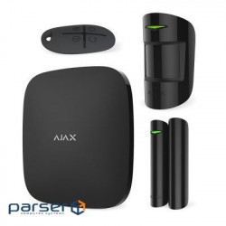 Комплект охоронної сигналізації Ajax StarterKit чорна 