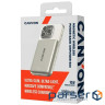 CANYON magnetic power bank OnPower 500 PD20W 5000mAh Aluminium Star Grey (CNS-CPB500G)