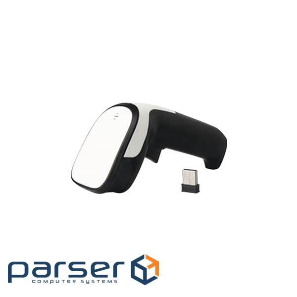 Xkancode F2 2D Barcode Scanner, 2.4 GHz , USB, 1280x800 (F2) (F2 Black/white)