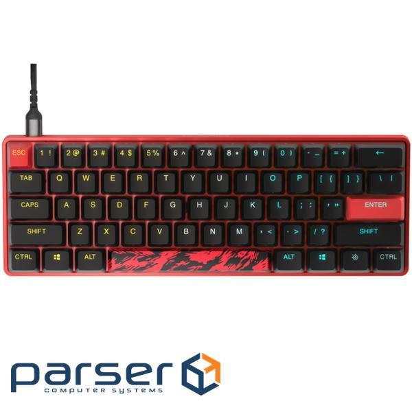 Клавіатура ігрова оптична SteelSeries Apex 9 TKL UA OptiPoint Mini Faze Clan (64853) SteelSeries Apex 9 TKL UA OptiPoint Mini Faze Clan (64853)