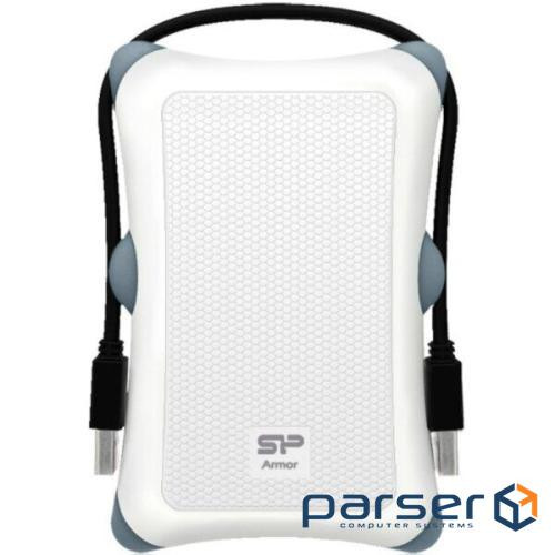 Зовнішній кишеню USB3.0 для HDD SATA 2.5 "Silicon Power Armor A30 White (SP000HSPHDA30S3W)