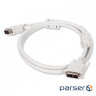 Кабель мультимедійний DVI to DVI 18+1pin, 4.5m Cablexpert (CC-DVI-15)