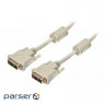 Кабель мультимедійний DVI to DVI 18+1pin, 4.5m Cablexpert (CC-DVI-15)