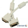 Кабель мультимедійний DVI to DVI 18+1pin, 4.5m Cablexpert (CC-DVI-15)