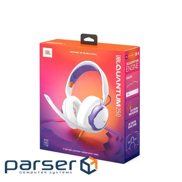Игровая гарнитура Quantum 250 White (JBLQTUM250WHT)