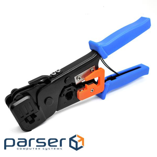 Tool Merlion RJ-45 (8P8C), RJ-12/11 (6P6C), Blue (SK-268E)