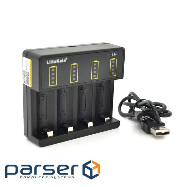 Зарядний пристрій для акумуляторів Liitokala 4 Slots, for Li-ion 3,7V accumulator, su (Lii-16340)