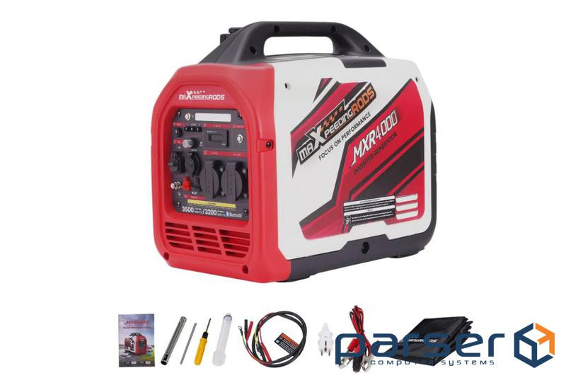 Інверторний бензиновий генератор MaXpeedingRODS MXR4000 (3,2 kW), однофазний, 220V, 50Hz