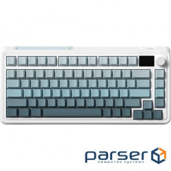 Клавіатура бездротова FL ESPORTS CMK75 Kailh Box Marshmallow Tactile & Sound Switch U (CMK75-7561)