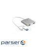 Багатопортовий мультиадаптер J5create JCA365-N USB-C/A на 2xHDMI