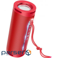Portable speaker HOCO HC9 Dazzling Pulse Red (6931474757814)