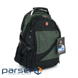 Міський ергономічний рюкзак Swissgear 8810, 55 Літрів, Green (Swissgear 8810 / Gn)