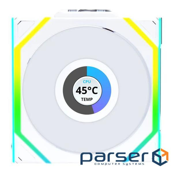 Кулер до корпусу Lian Li Uni Fan SL WIRELESS LCD Reverse, 120-1 (G99.12RSLLCD1 (G99.12RSLLCD1W3W.00)