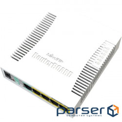 Network switch Cisco SG350X-48-K9-EU Тип - управляемый 3-го уровня, форм-фактор - в стойку, количество портов - 54, порты - SFP+, Gigabit Ethernet, комбинированный, возможность удаленного управления - управляемый, коммутационная способность - 176 Гбит/ с, размер таблицы МАС-адресов - 64000 Кб, корпус - Металический, 48x10/ 100/ 1000TX, 2хSFP+ Mikrotik RB260GSP (CSS106-1G-4P-1S)