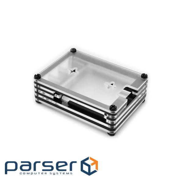 Корпус для Raspberry Pi 4 акриловий (9 шарів) (RA518)