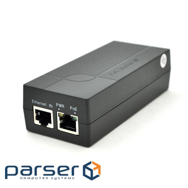 POE injector ONV-PSE3301AC 802.3at (15W) with 10 / 100 / 1000Mbps Ethernet ports 