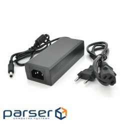 Імпульсний адаптер живлення YM-2430+ 24В 3А (72Вт) штекер 5,5 / 2,5+ кабель живлення, довжина 1,10м, ,