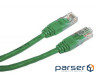 Патч корд PP12-0.25M / G, UTP, категорія. 5E, литий, 50u "штекер із засувкою, 0.25 м, (PP12-0.25M / G)