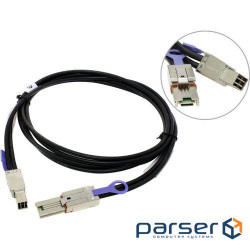 Mini SAS HD кабель Adaptec ACK-E-HDmSAS-E-mSAS-2M 2280300-R 2 метри