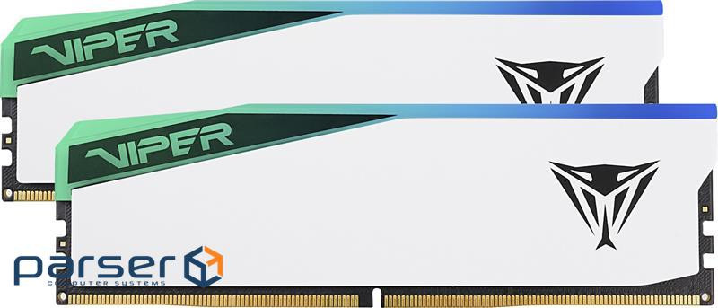 Модуль пам'яті PATRIOT Viper Elite 5 RGB DDR5 7000MHz 32GB Kit 2x16GB (PVER532G70C32KW)