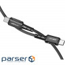 Кабель ACEFAST C1-03 USB-C to USB-C 60W 1.2м Black (AFC1-03B)