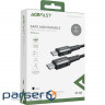 Кабель ACEFAST C1-03 USB-C to USB-C 60W 1.2м Black (AFC1-03B)