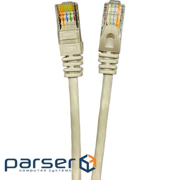 Патч-корд 3м UTP cat.5e, CU, 24AWG, gray GEAR (GPC-UTPCURJ45-3G)