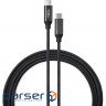 Дата кабель USB-C to USB-C 2.0m 100W E-Mark Chip Nylon Vinga (VCPCTC100BK2)