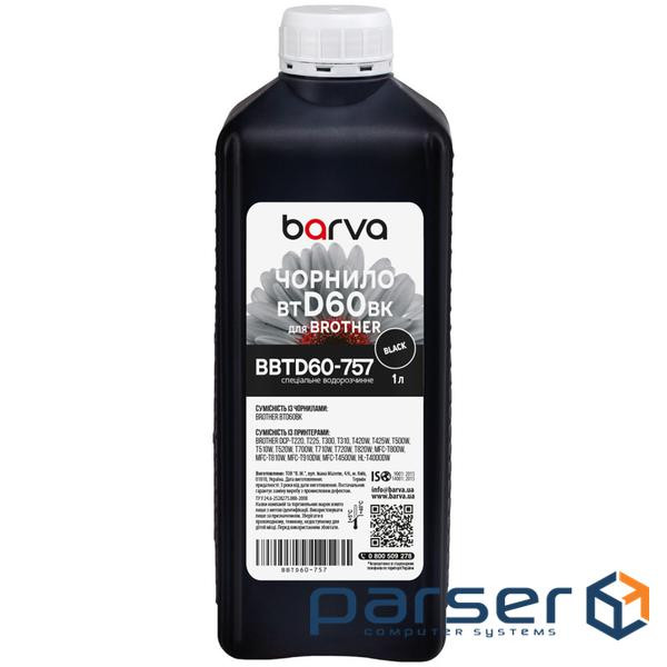 Чорнило Barva Brother BTD60BK 1л (BBTD60-757)