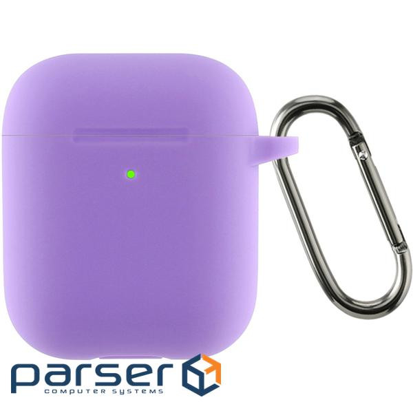 Чохол ArmorStandart Ultrathin Silicone Case With Hook для Apple AirPods 2 Purple (ARM59690)