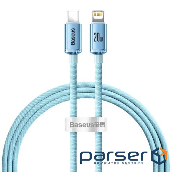 Кабель Baseus Gem Fast-Charging Data Cable USB-C to iP 20W 1m Galaxy Blue (P10373001311-00)
