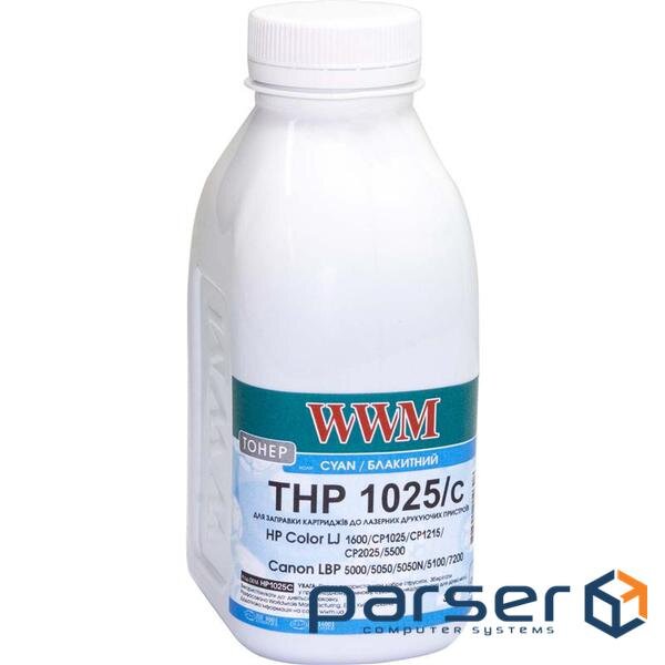 Toner HP CLJ CP1025/Canon LBP 5050/7100 , 35г Cyan WWM (HP1025C)