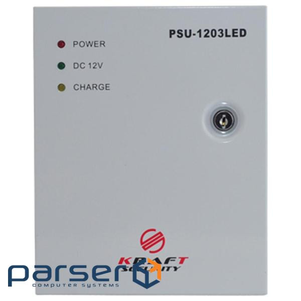 Блок живлення для систем відеоспостереження Kraft Energy PSU-1203LED