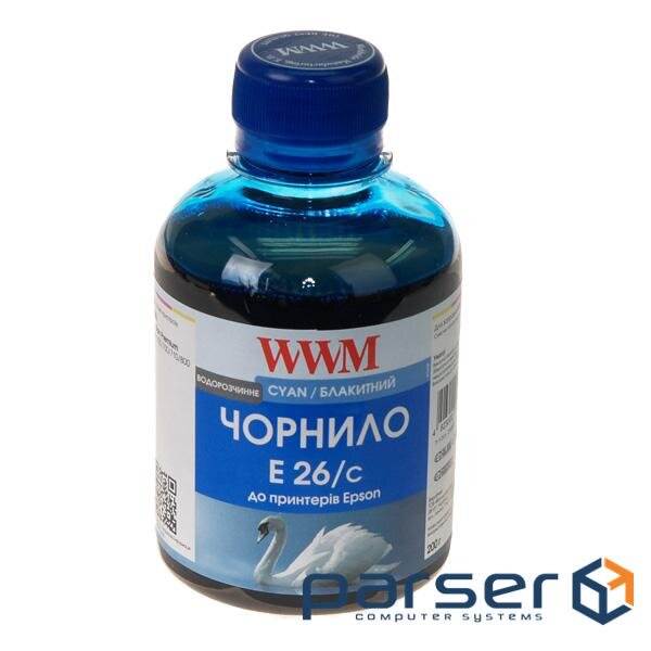 Чорнило WWM EPSON XP-600/XP-605/XP-7005 (Cyan) (E26/C)
