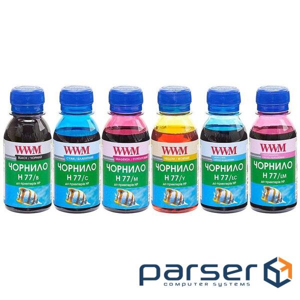 Ink WWM HP №177/85, 6х100г B/C/M/Y/LC/LM (H77SET-6)