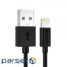 Кабель Choetech USB-Lightning (M/M), 1.8 м , Black (IP0027-BK)