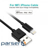 Кабель Choetech USB-Lightning (M/M), 1.8 м , Black (IP0027-BK)