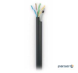 Кабель UTP Cat-5e Ok-NET (бухта 305м) для зовн.прокл., з тросом (49223M305)