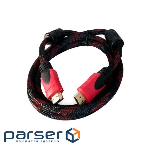 Кабель мультимедійний HDMI to HDMI 1.5m v2.0 30awg , 14+1, CCS Extradigital (KBH1745)