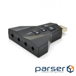 Зовнішня звукова карта VOLTRONIC USB-Sound Card (7.1) 3D Sound (YT-C-7.1)